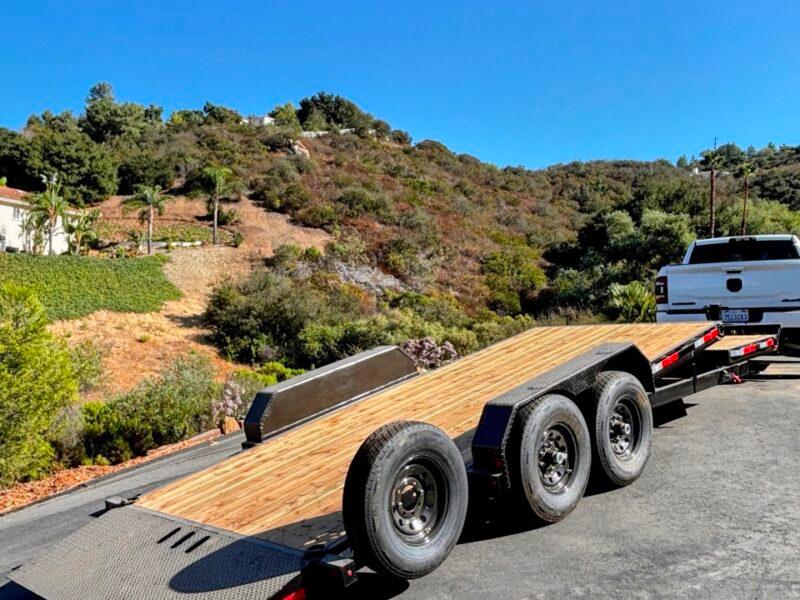 Trailer loaded and ready