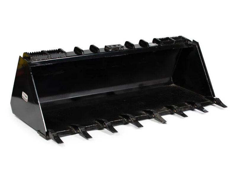 72-inch bucket with bolt-on teeth attachment